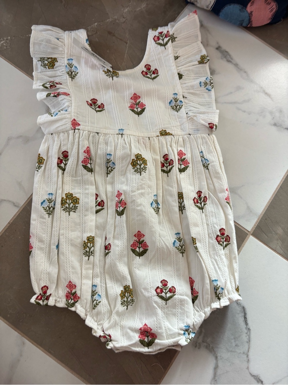 Pink chicken romper NWT